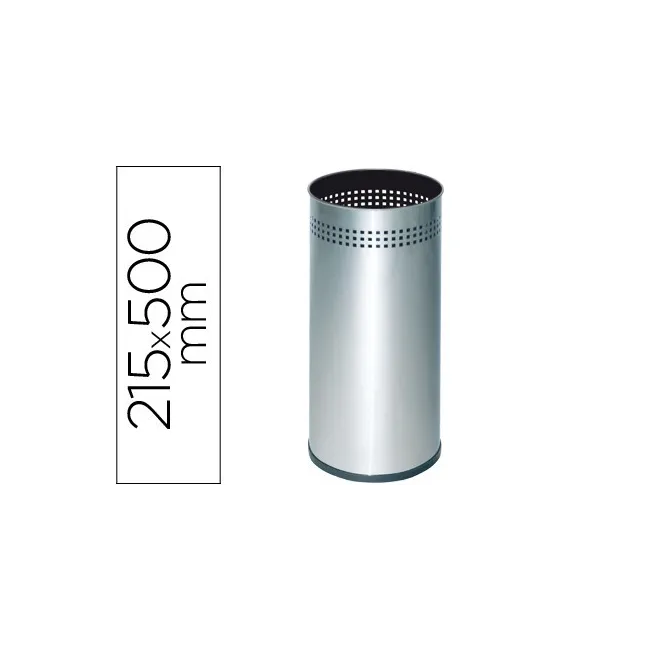PARAGUERO METALICO SIE 314 PERFORADO PLATEADO 50X21,5 CM