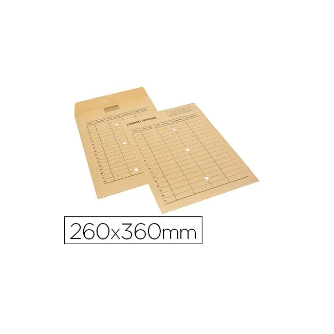 SOBRE SAM BOLSA KRAFT NATURAL 120 GR CIERRE MULTIADHESIVO 260X360 M...