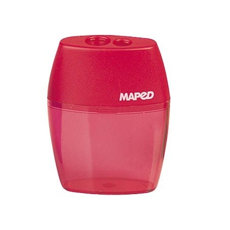 SACAPUNTAS PLASTICO 534755 2 USOS CON DEPOSITO EXPOSITOR DE 20 UNID...