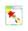 JUEGO ANDREUTOYS FORMAS GEOMETRICAS COLORES 42 PIEZAS + 24 PLANTILL...