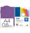 TAPA ENCUADERNACION LIDERPAPEL POLIPROPILENO ONDULADO A4 0.8 MM VIO...