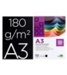 CARTULINA LIDERPAPEL A3 180G/M2 NEGRO PAQUETE DE 100