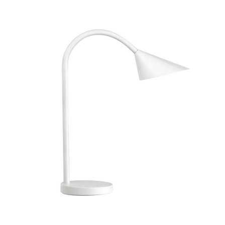 LAMPARA DE ESCRITORIO UNILUX SOL LED 4W BRAZO FLEXIBLE ABS Y METAL ...