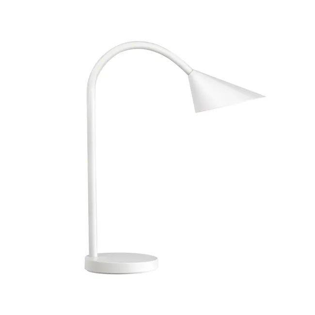 LAMPARA DE ESCRITORIO UNILUX SOL LED 4W BRAZO FLEXIBLE ABS Y METAL ...