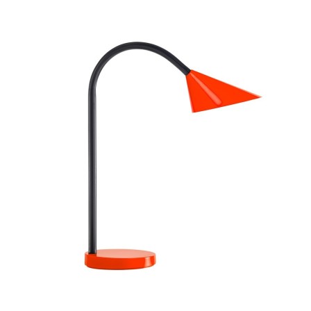 LAMPARA DE ESCRITORIO UNILUX SOL LED 4W BRAZO FLEXIBLE ABS Y METAL ...
