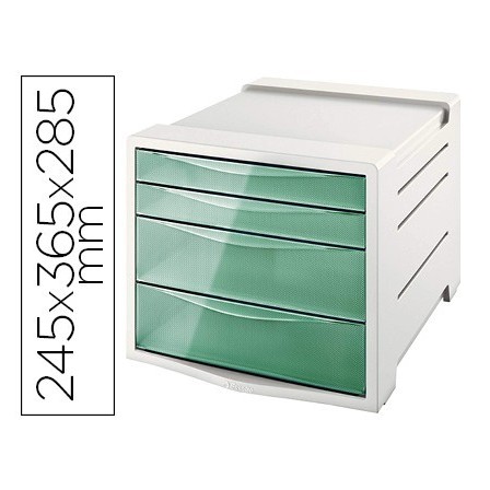 FICHERO CAJONES DE SOBREMESA ESSELTE COLOUR ICE PLASTICO 4 CAJONES ...