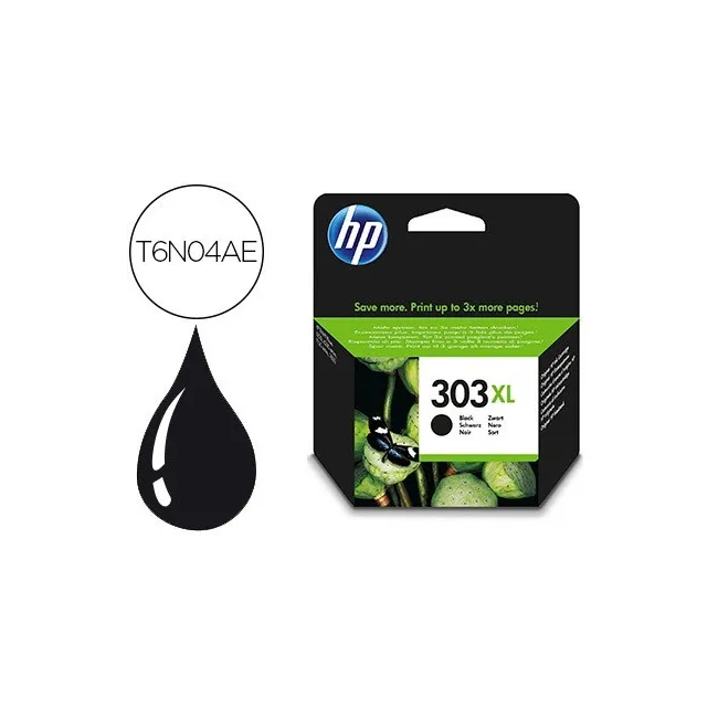 INK-JET HP N. 303XL ENVY PHOTO 6230 / 7130 / 7830 COLOR NEGRO CAPAC...