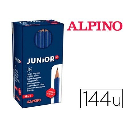 LAPICES DE GRAFITO ALPINO MASATS JUNIOR CAJA DE 144 UNIDADES