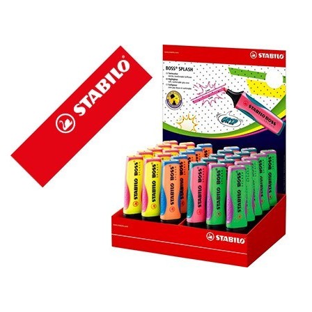 ROTULADOR STABILO BOSS SPLASH 75 EXPOSITOR SOBREMESA DE 30 UNIDADES...