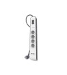 REGLETA BELKIN BSV401VF2M PROTECCION SOBRETENSION 4 TOMAS + 2 PUERT...