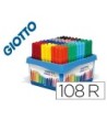 ROTULADOR GIOTTO TURBO MAXI SCHOOL PACK DE 108 UNIDADES 12 COLORES ...