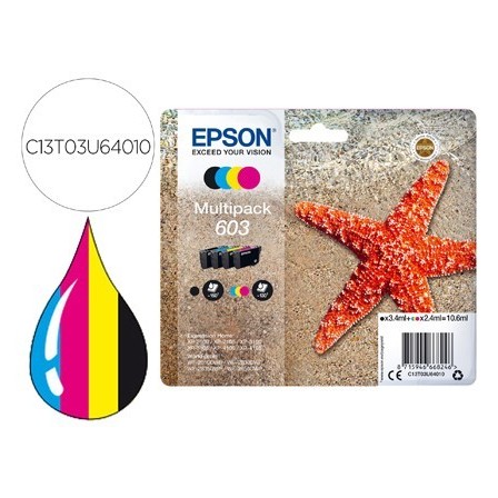 INK-JET EPSON 603 XP-2100 / 2105 / 3100 / 4100 / WF-2810 / 2830 / 2...