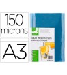 TAPA DE ENCUADERNACION Q-CONNECT PVC DIN A3 INCOLORA 150 MC CAJA DE...