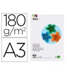 CARTULINA LIDERPAPEL A3 180G/M2 10 COLORES SURTIDOS PAQUETE 100 HOJAS