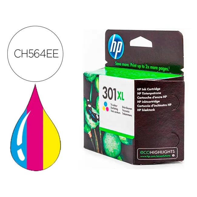 INK-JET HP N.301XL TRICOLOR