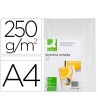TAPA DE ENCUADERNACION Q-CONNECT CARTON DIN A4 BLANCO BRILLANTE 215...