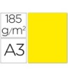 CARTULINA GUARRO DIN A3 AMARILLO FLUORESCENTE 185 GR PAQUETE 50 H