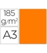 CARTULINA GUARRO DIN A3 NARANJA FLUORESCENTE 185 GR PAQUETE 50 H