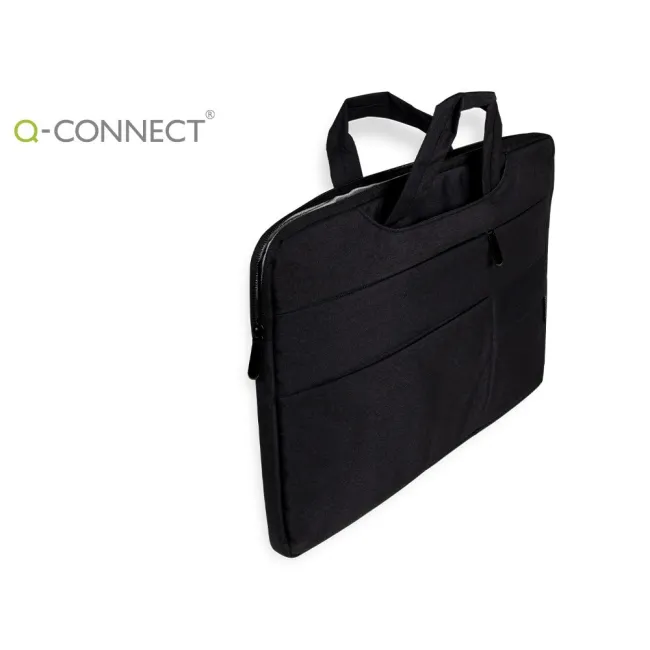 MALETIN PARA PORTATIL Q-CONNECT 15,6" CON ASAS RETRACTILES CREMALLE...