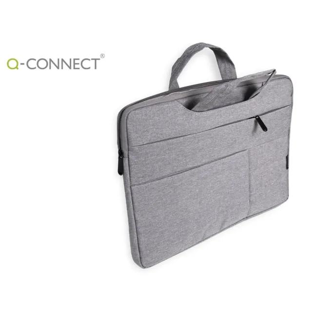 MALETIN PARA PORTATIL Q-CONNECT 15,6" CON ASAS RETRACTILES CREMALLE...