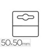 ETIQUETA COLGADOR ADHESIVA 3L OFFICE EN PVC 50X50 MM PACK DE 1000 U...
