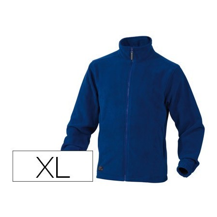 CHAQUETA DELTAPLUS POLAR CON CREMALLERA 2 BOLSILLOS COLOR AZUL TALL...
