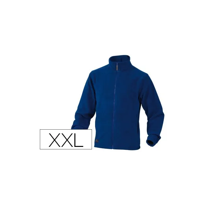 CHAQUETA DELTAPLUS POLAR CON CREMALLERA 2 BOLSILLOS COLOR AZUL TALL...