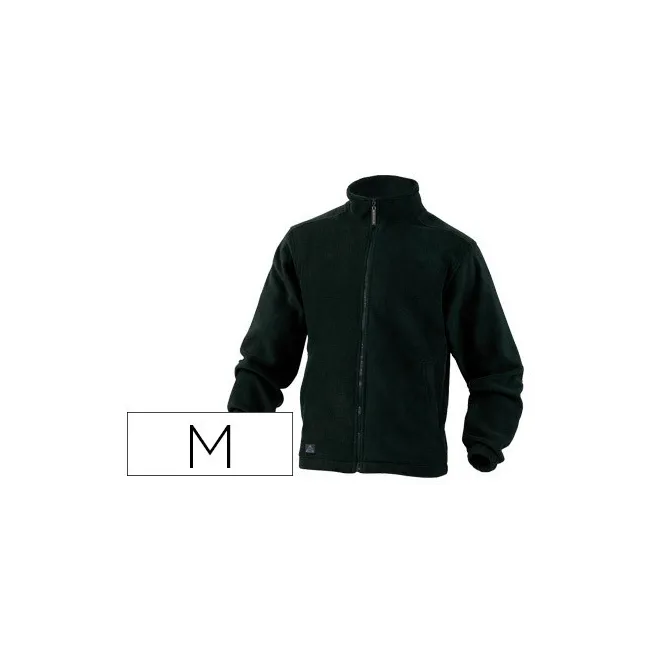 CHAQUETA DELTAPLUS POLAR CON CREMALLERA 2 BOLSILLOS COLOR NEGRO TAL...