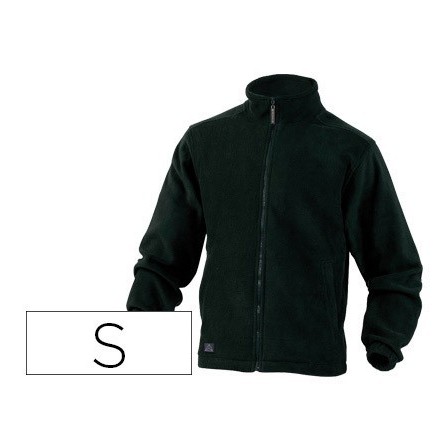 CHAQUETA DELTAPLUS POLAR CON CREMALLERA 2 BOLSILLOS COLOR NEGRO TAL...