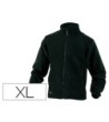 CHAQUETA DELTAPLUS POLAR CON CREMALLERA 2 BOLSILLOS COLOR NEGRO TAL...