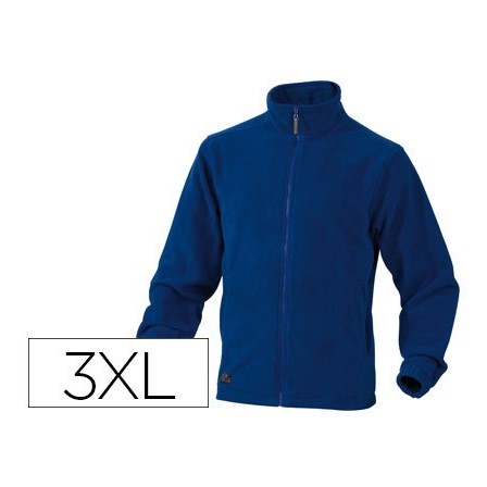 CHAQUETA DELTAPLUS POLAR CON CRREMALLERA 2 BOLSILLOS COLOR AZUL TAL...
