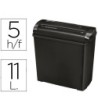 DESTRUCTORA DE DOCUMENTOS FELLOWES P-25S CAPACIDAD DE CORTE 5 HOJAS...