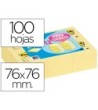 BLOC DE NOTAS ADHESIVAS QUITA Y PON POST-IT 76X76 MM PACK PROMOCION...