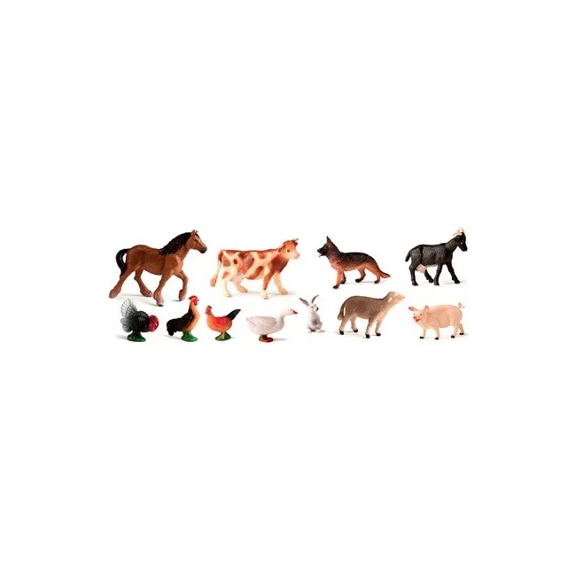 JUEGO MINILAND ANIMALES GRANJA 11 FIGURAS