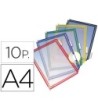 FUNDA PARA PORTACATALOGO TARIFOLD DIN A4 COLORES SURTIDOS PACK DE 1...