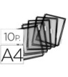 FUNDA PARA PORTACATALOGO TARIFOLD DIN A4 COLOR NEGRO PACK DE 10 UNI...