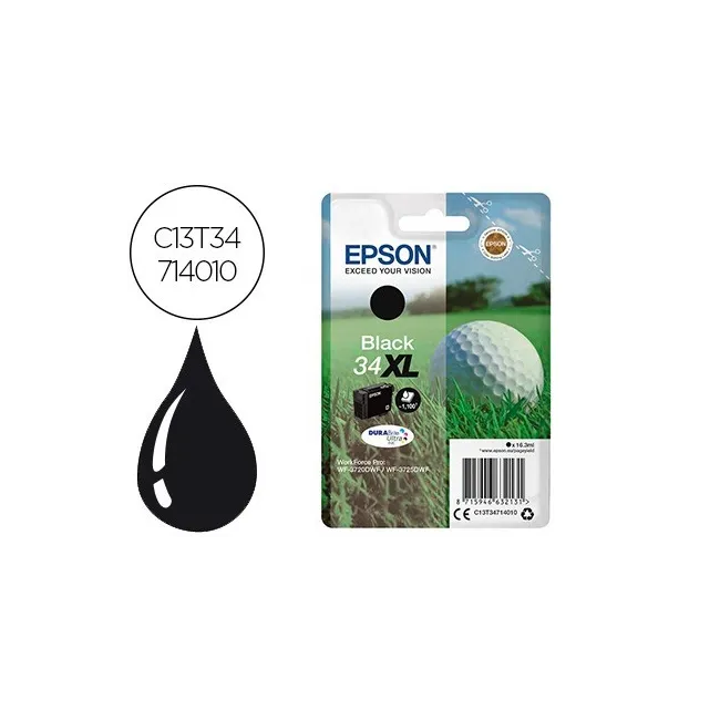 INK-JET EPSON 34XL WORKFORCE PRO WF-3720 / WF-3720DWF / WF-3725DWF ...