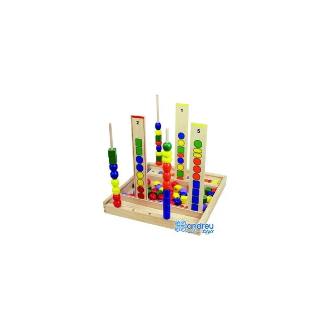 JUEGO ANDREUTOYS MANIPULACION PERCEPCION VISUAL 92 PIEZAS 34X33X4,5 CM