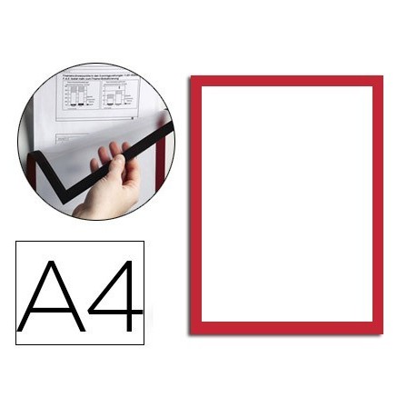 MARCO PORTA ANUNCIOS DURABLE MAGNETICO DIN A4 DORSO ADHESIVO REMOVI...