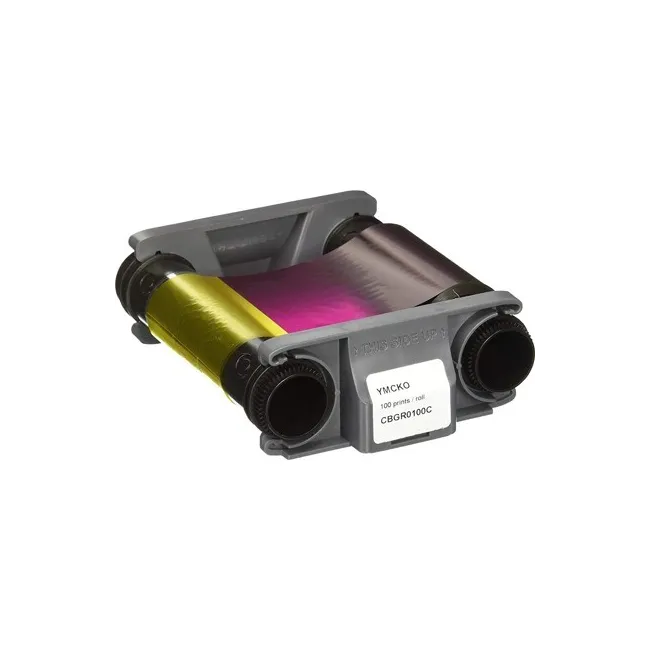 CINTA PARA IMPRESORA DE TARJETA BADGY COLOR PARA 100 IMPRESIONES