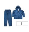CONJUNTO DE LLUVIA DELTAPLUS 400 POLIESTER/PVC AZUL MARINO TALLA L