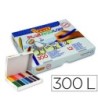 LAPICES CERA JOVI PLASTICOLOR CAJA DE 300 UNIDADES 25 COLORES SURTIDOS