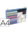 FUNDA PARA COLGAR TARIFOLD DIN A4 ANILLA METALICA FORMATO HORIZONTA...