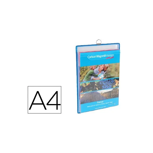 FUNDA PARA COLGAR TARIFOLD DIN A4 ANILLA METALICA FORMATO VERTICAL ...