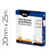 CINTA DE CIERRE ADHESIVA PLICO VELCRO BLANCO 20MM X 25M