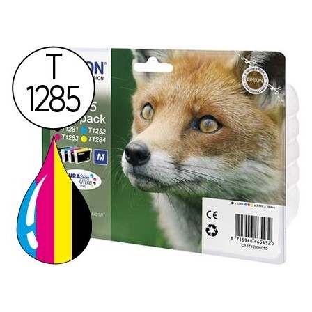 INK-JET EPSON S22 SX125/130/420W/425W OFFICE BX305 T1285 MULTIPACK ...