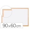 PIZARRA BLANCA Q-CONNECT LAMINADA MARCO DE MADERA 90X60 CM