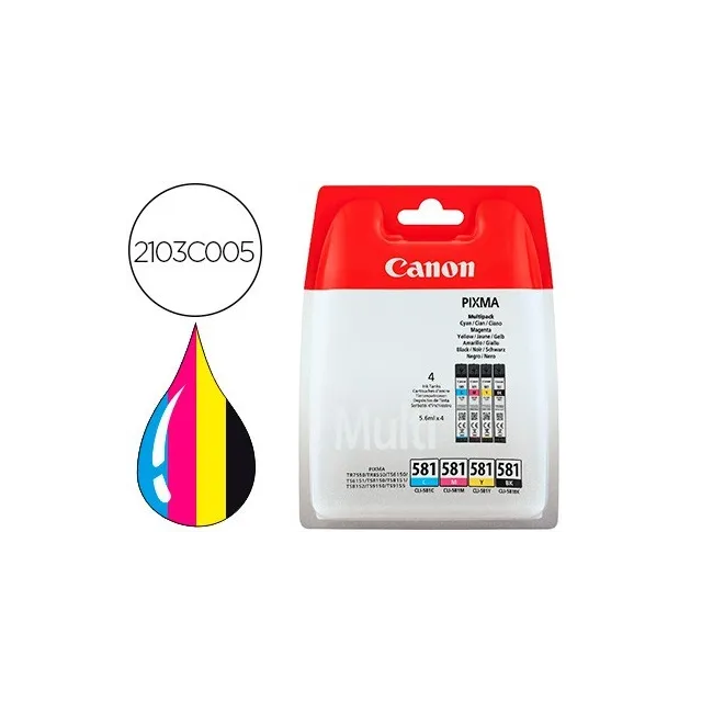 INK-JET CANON CLI 581 PIXMA TR8550 / TS6250 / TS8250 / TS9150 / TS9...