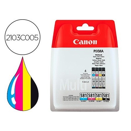 INK-JET CANON CLI 581 PIXMA TR8550 / TS6250 / TS8250 / TS9150 / TS9...