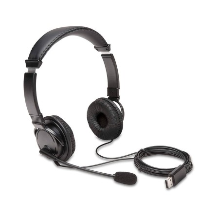 AURICULAR KENSINGTON HI-FI CON MICROFONO USB CABLE 180 CM